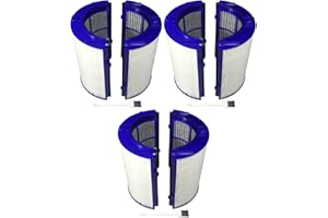 Comedes Filtr HEPA i z węglem aktywnym do oczyszczaczy powietrza, nawilżaczy powietrza i termowentylatorów Dyson, takich jak HP04, HP06, HP07, HP09, PH01, PH03, PH3A, PH04, TP04, TP06, TP07, TP09