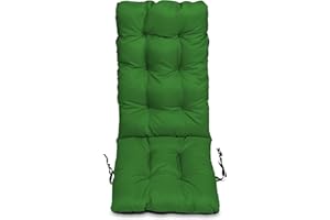 ‎SUPERKISSEN24. SuperKissen24. Stuhlkissen Sitzkissen und Rückenkissen für stühle - 48x123 cm - Outdoor und Indoor - grün