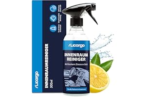 ‎LICARGO LICARGO Innenraumreiniger Auto 500 ml - Neuwagen-Frische in Minuten - Kraftvoll & schonend - Cockpitpflege Auto für Kunststoff, Leder & Armaturen - Polsterreiniger & Cockpitspray für den Innenraum