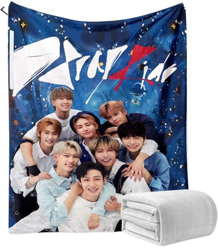 SKZ-oo Plush Cloak with Hood Stray-kids Shawl 'STAY' Bangchan