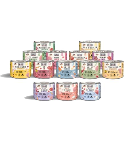 Mac's Katzenfutter Multipack – 10 X 100g Dosen, 5 Sorten Mix, Getreidefrei Mit SuperFoods Für Ausgewogene Ernährung