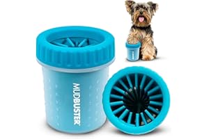 Dexas MudBuster tragbarer Hundepfotenreiniger, Größe S, blau, PW700312