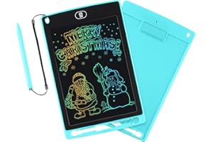 Larkumio LCD Tavoletta Grafica Bambini 8.5 Pollici, Tablet per Disegnare LCD Writing Tablet Colorato con stilo in corda, giocattolo educativo per bambini Ragazza ragazzo 2 3 4 5 6 anni, Blu