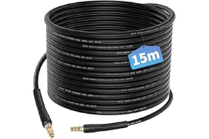 RUKHOOL 15m Manguera Presion Para Kärcher K2 K3 K4 K5 K6 K7 Hidrolimpiadora Repuestos Manguera Limpieza Presion Extensión Manguera De Alta Pressão Accesorios Pistola Conector Rápido