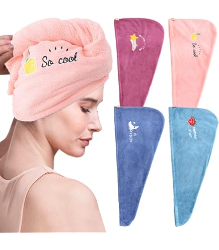 Barbie – Serviette Cheveux En Microfibre Ultra Douce – Séchage Rapide Sans Chaleur – Idéale Pour Cheveux Fins, Longs, Fragiles – Légère, Enveloppante Et Pratique Pour Bain, Piscine, Routine Coiffure
