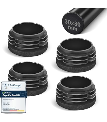 LouMaxx Lamellenstoppen 22 Mm, Buisstoppen Zwart Voor Buizen Met Een Diameter Van Ronde Hekpalen Doppen Robuuste Kunststof Set 10 Mm Perfecte Bescherming 663858853