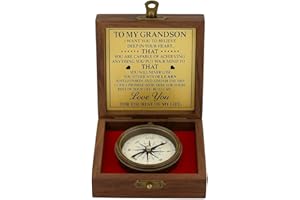 SMIZZY ; (RE)TOUCHING LIVES Smizzy Navigational Maritime Vintage Nautical Brass Compasses Fully Functional Titanic/Robert Frost Poem Compass/Sundial for Gift and Home Décor