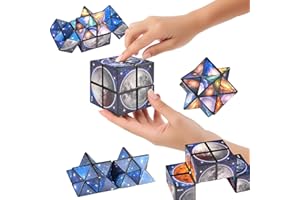 FGen 2 en 1 cielo estrellado cubo mágico infinito cubo mágico cielo estrellado juguete de alivio del estrés para niños y adultos