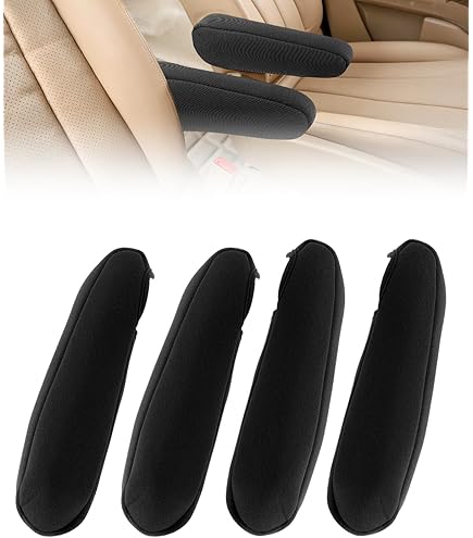 Armlehnenbezug 4er Set Für Hymer Komfort & Aguti Sitze - Schwarz, Universal Für Auto, SUV, LKW