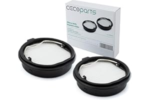 CECOPARTS Pack x2 Filtro para Rockstar 9500 Connected Ergowet 3000 IA. Filtro de Alta Eficiencia para aspirador de Escoba.