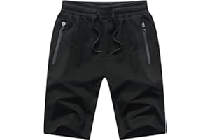 Tansozer Pantaloncini Uomo Sportivi Estivi Cotone Pantaloncini Corsa Uomo Running Palestra Shorts
