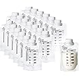 Tommee Tippee Breast Milk Pouches, Compatible with Al Leading Breast Pumps and Bottle Teats, BPA-Free, Pack of 20