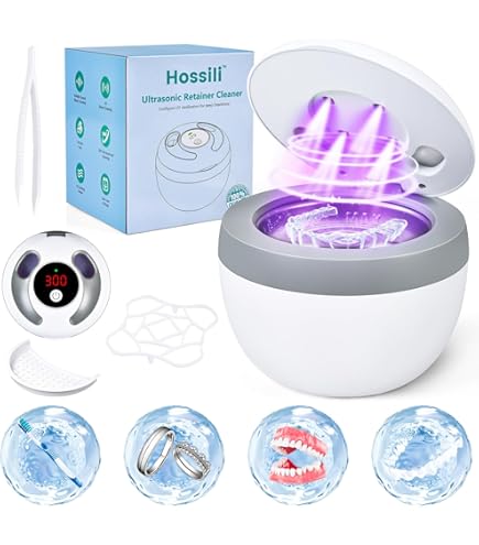 KAUGIC Ultrasonic Retainer Cleaner, 230ML Portable Retainer Cleaner - View #11