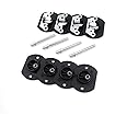 Geesatis 4 PCS Sectional Sofa Couch Connector Black Pin Style Furniture Connector Sectional Sofa Tool