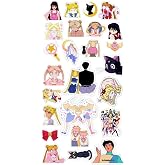 Ms Major Selection Sailor Moon Sticker Laptop Tablet Telefon Ajanda Bullet Journal Motor Sticker Suya Dayanıklı