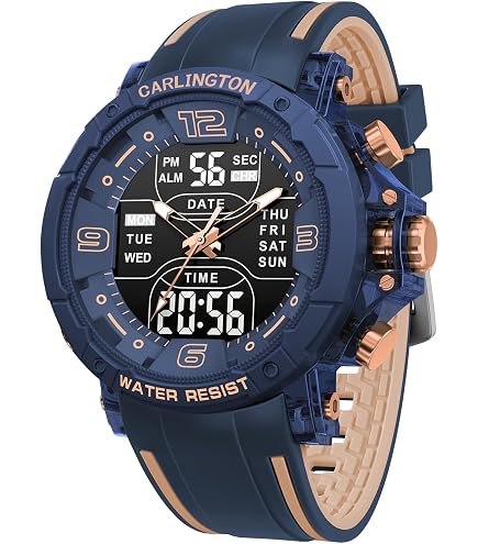 Canary Heat Protection Watch with Alarm & LED Display, Waterproof