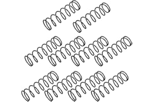 UXCELL sourcing map Ressort de Compression 1.2mm Fil Diamètre, 14mm OD, 45mm Libre Longueur Ressort Acier Extension Ressort Noir 10Pcs
