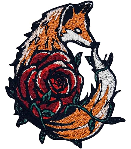 Patch Brodé Renard écusson – Accessoire Original Et Durable
