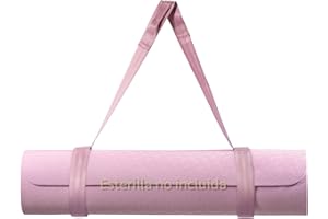 Trilancer Correa Ajustable para Esterilla Yoga Cierre Gancho y Lazo, Transportador Esterilla Yoga, Transportar, Almacenar y Organizar Esterillas Yoga Todos los Tamaños- Esterilla no incluida