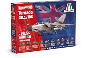 Italeri 35107 1:48 Tornado GR.1/IDs Gulf W. War Thunder - reproduction fidèle, modélisme, kit en plastique, travaux manuels, loisirs, collage, modélisme, assemblage, sans peinture
