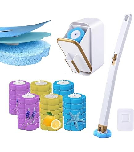 Brosse de toilette jetable | Brosse de toilette avec tête jetable