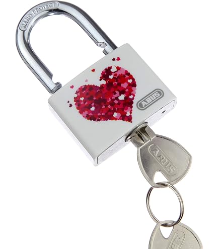 Mini Cadenas En Forme De Cœur Rouge – Cadenas Amour Avec Clé, Idéal Saint-Valentin, Mariage, Journal Intime, Bagage