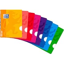 Oxford Openflex Heftbroschüre A5+ – 48 Blatt, 90 G/m², Mit Rand, Farblich Sortiert