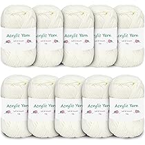 Fil à crocheter DMC Babylo Maxi 100 g GammeCouleur Blanc Coloris N° 20 - Blanc