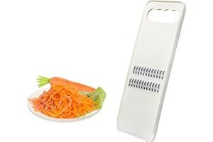PETRISTOR Râpe à carotte Coréenne blanche + grattoir de cuisine russe