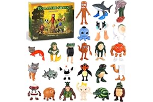 CHANCCI Italian Brainrot Action Figures Set, 24 Pcs Funny Collectible Figures for Kids & Adults, Tung Tung Tung Sahur Figures, Creative Desk Decorations Gifts for Fans,Colleagues,Friends