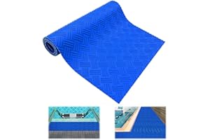KUIRUNRX Tapis d'échelle, Tapis Échelle Piscine, Tapis D'échelle de Piscine pour Piscine Hors Sol, échelles de Piscine, Toboggans, échelles et Plongeoirs,90 * 40cm