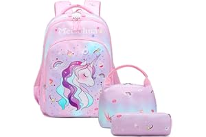 MEISOHUA Zaino Scuola Bambina Unicorno Zaino Zaino Scuola Elementare Bimbo Zaino Elementari Bimba Borsa Unicorno Zaino Bambino Elementari