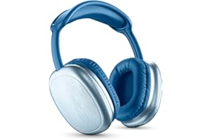 Music Sound | Auriculares Bluetooth MAXI2 | Auriculares On Ear Bluetooth 5.0 - Play Time 22h - Charging Time 1,5h - Micrófono Integrado - Controles en el pabellón y Diadema Ajustable, Color Azul