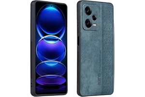 XINYEXIN Funda para Xiaomi Redmi Note 12 Pro 5G, Ultradelgado Antideslizante Antichoque Carcasa, Funda Protectora de Cuero Vintage - Verde