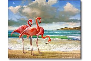 Shukqueen Paint by Number, DIY Oil Painting for Adults, Kids, Beginner's, 16X20 Inch, Frameless