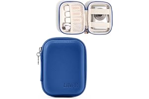 Linpr Estuche para Cámara Digital Compacta Funda Protectora Compatible con CAMKORY/Kodak PIXPRO FZ45/FZ55/Lecran/VAHOIALD/Canon IXUS 285 HS, Soporte de Almacenamiento para Accesorios