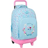 BLACKFIT8 Petals &ndash; Large Backpack with Wheels, Compact, Removable, Ideal for Children of Different Ages, Comfortable and Vers