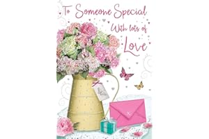 Piccadilly Greetings Birthday Card Someone Special - 9 x 6 inches - Regal Publishing, C80099, Pink