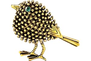 FAIRYGATE Brooches for Women UK Large Flower Holiday Party Enamel Brooch Clothes Accessories Clip Scarf Pin Jewelry for Women Gold Plated Elegant and Refined B74