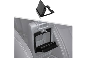 Jimen Armrest Hidden Storage Box Compatible with Jeep Wrangler JK & Unlimited 2011-2018, Center Console Organizer Tray Secret Compartment (Black)