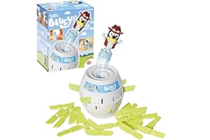 Bizak Salta Bluey, Juego de Mesa Familiar Inspirado en Salta Pirata con la perrira de los Dibujos Animados Bluey, de 2 a 4 Jugadores, para niños y niñas Desde 4 años, (30693659)