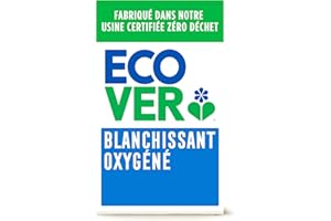Ecover Blanchissant Oxygéné | Origine Naturelle Doux Pour Les Peaux Sensibles | Détache Et Permet D'Avoir Un Blanc Éclatant | 400G