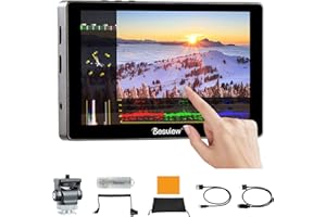 Desview R705 Camera Field Monitor 7 inch, Full HD 1920x1200 IPS Touchscreen Monitor with 4K HDMI 3D LUT Waveform Vectorscope Video Peaking Focus Assist for DSLR Camera Camcorder