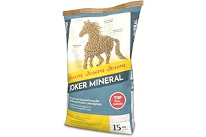 JOSERA Joker Mineral (1 x 15 kg) | Premium Pferdefutter für alle Rassen in jeder Lebensphase | optimale Gesamtlösung | starke Knochen & Gelenke | Mineralfutter Pferde | 1er Pack