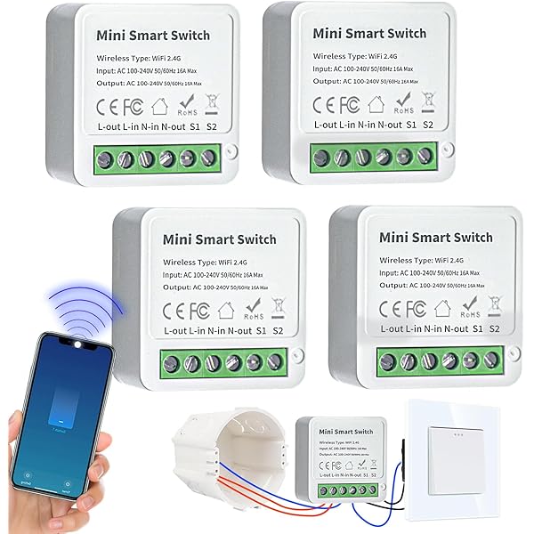 Acmerota Zigbee Smart Schalter - 2 Tasten Mit 3-Wege-Steuerung