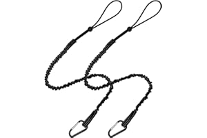 BESNIN Tool Lanyard 30 Ib Weight Limit 2pcs/3pcs/5pcs/10pcs Safety Lanyard Adjustable Loop End for Working Tools