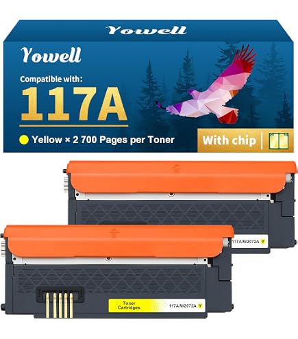 RESET CHIP Gelb Für HP Color Laser MFP 178nw – Kompatibel Zu W2072A (117A)