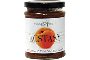 THE CARVED ANGEL Carved Angel Ecstasy Apricot and Stem Ginger Chutney, 310 g