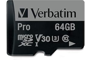 Verbatim Pro 47042 Karta Micro Sd, Czarny, 64 GB