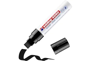 Felt-tip edding 4090 fenêtre inclinée noire 4-15 mm sur blister